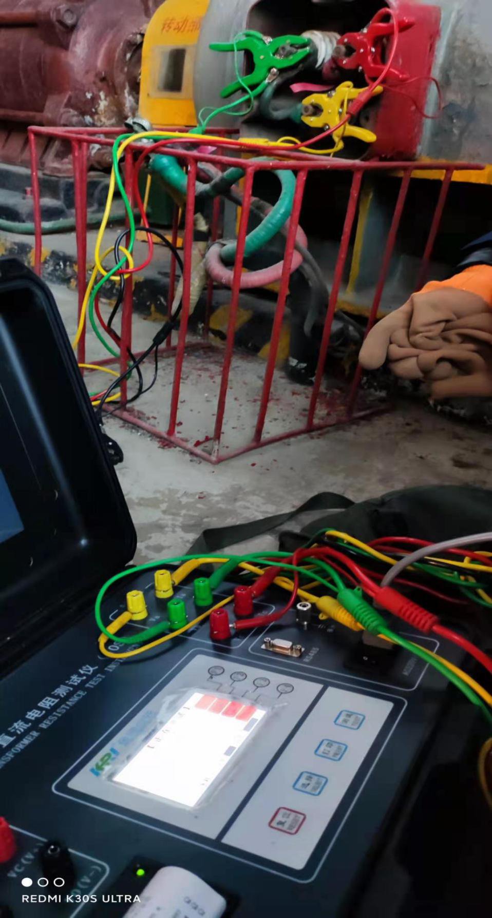 水源地三相异步电动机模拟试验